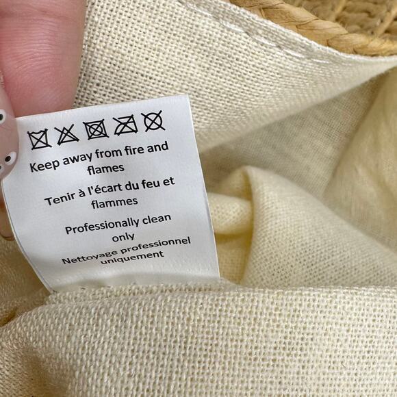 BTB Los Angeles Sunrise Suntan Sunset Embroidered Straw Tote Bag NWT - Picture 7 of 13